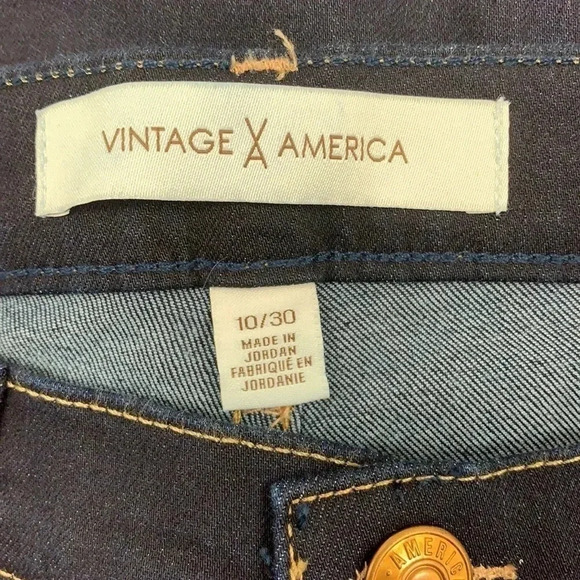 Vintage America High-Rise Skinny Jeans Size 30 - Picture 7 of 7